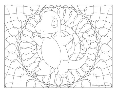 Pokémon coloring pages for adults