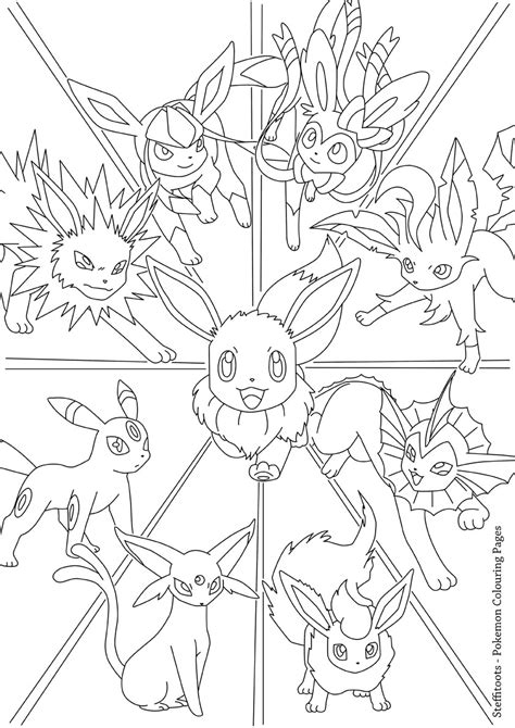 Pokemon coloring pages gallery