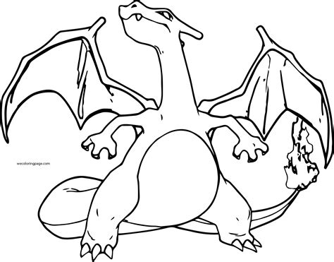 Charizard Pokemon Coloring Printables