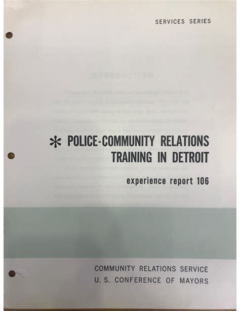 Police Community Relations Training