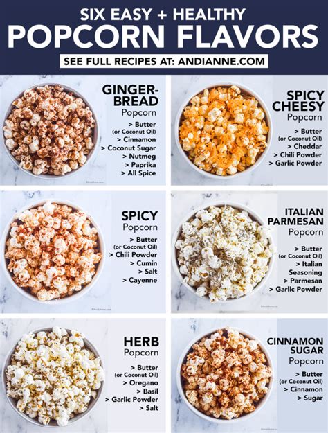 Popcorn Flavor Ideas