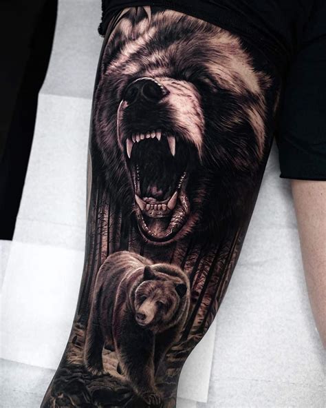 Popular bear tattoo ideas