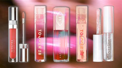 Popular lip gloss calendar brands with different products and shades