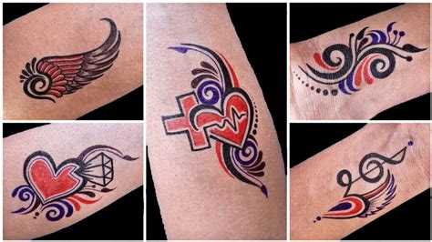 Popular temporary tattoo designs