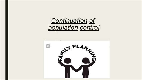 Population control family planning