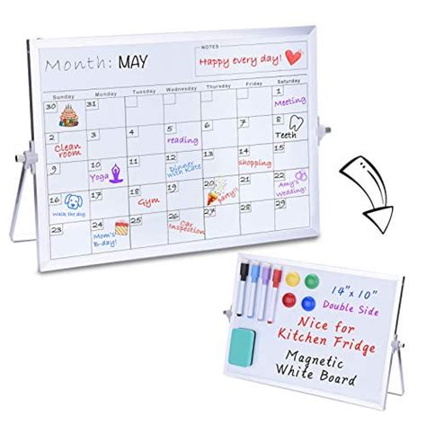 Portable Whiteboard Calendars