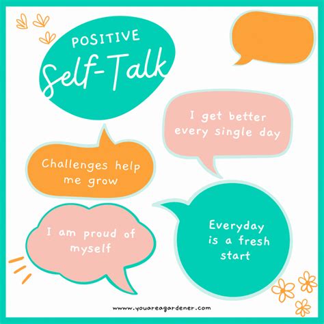 Use positive self-talk and visualization