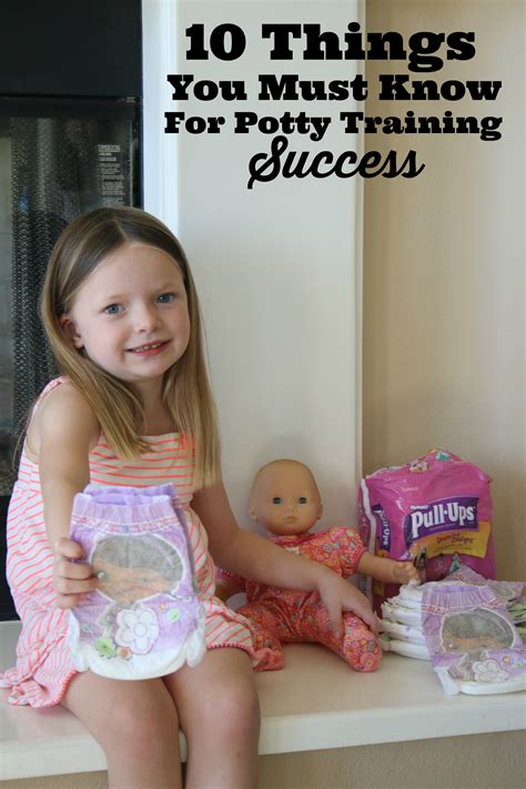 Description of successful potty training