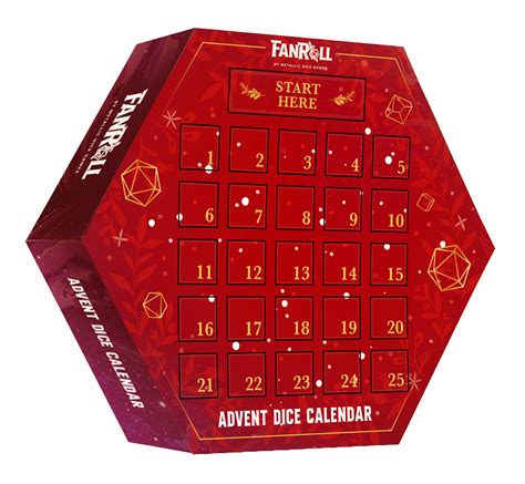 Real-life examples of 5 Dice Advent Calendars in use