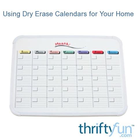 Practical Tips for Using a Dry Wipe Calendar