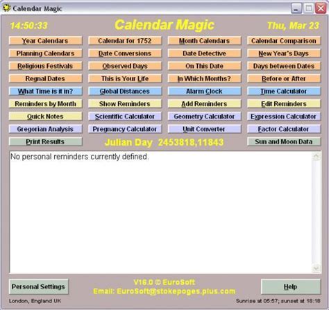 Calendars in everyday planning and organization