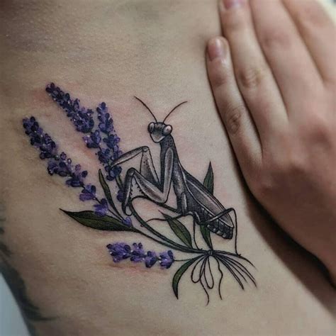 Praying Mantis Tattoo Design