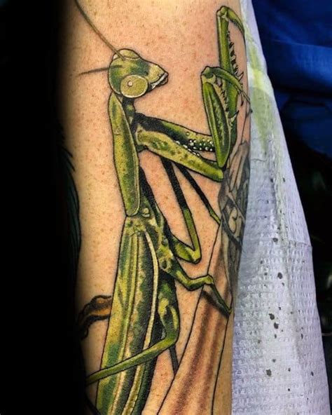 Praying Mantis Tattoo Ideas for Men