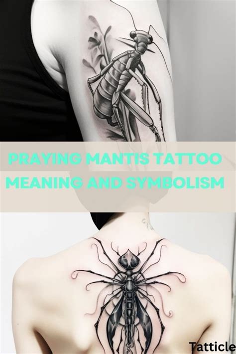 Praying Mantis Tattoo Meanings