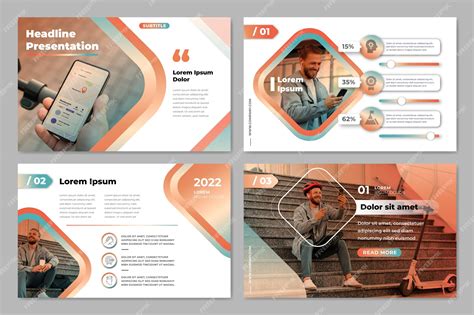 Presentation template designs