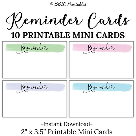 Printable Calendar Template with Reminders