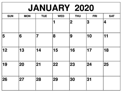 Description of Printable Calendars