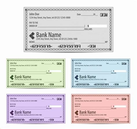 Printable Checks Online Free Template