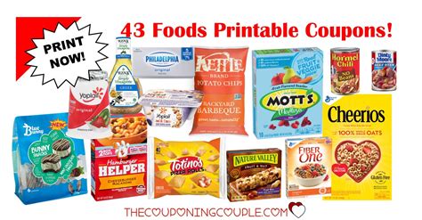 Printable Coupons for Snacks