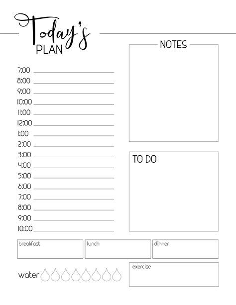 Printable Daily Planner Free