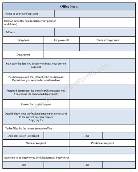 Printable Document Templates