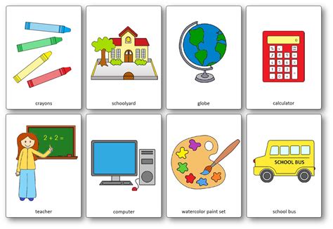 Printable Flashcards for Education and Teaching