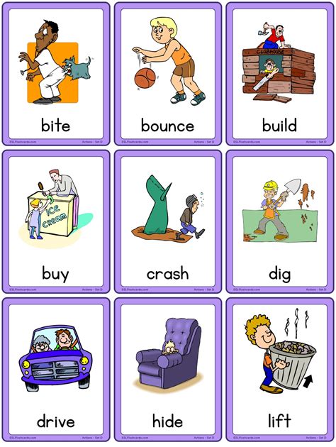 Printable Flashcards for Vocabulary Building