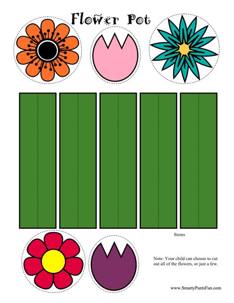 Printable flowers for crafting