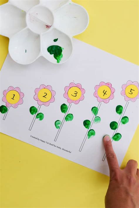 Printable flowers for learning