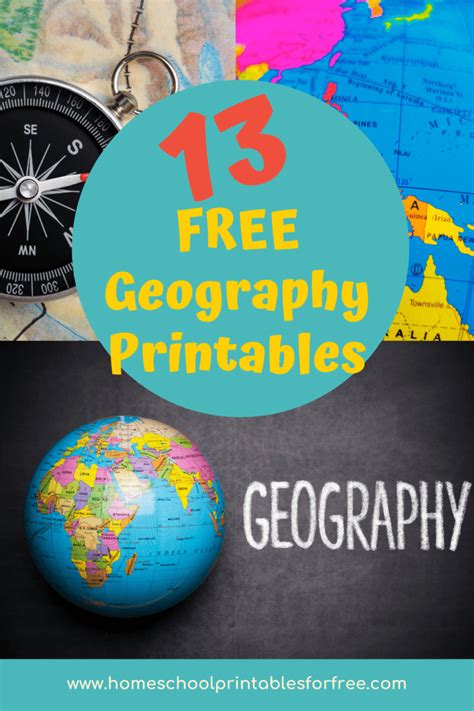 Printable geography resources