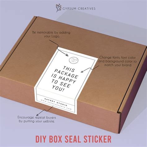 Printable Label Stickers for Packaging