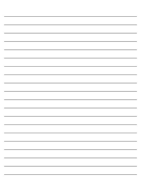 printable line paper for education