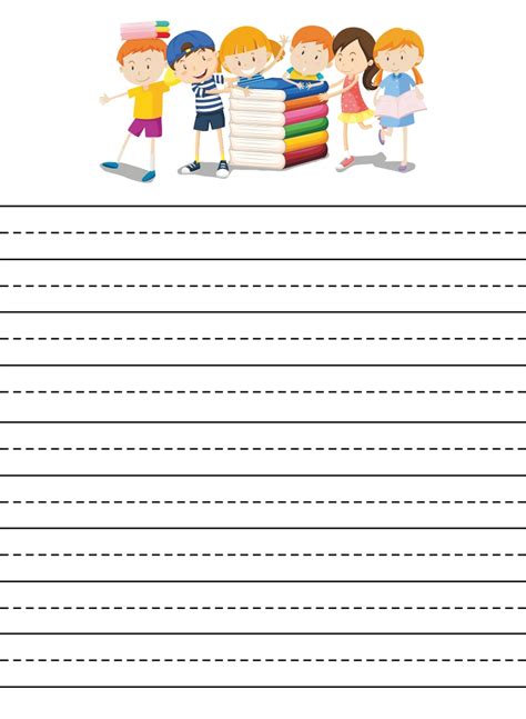 Printable lined paper for students