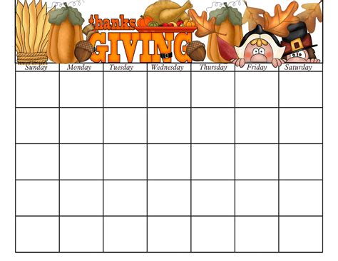 Printable November Calendars