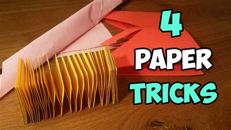 Printable paper tricks