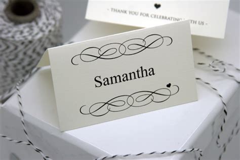 Printable place cards ideas