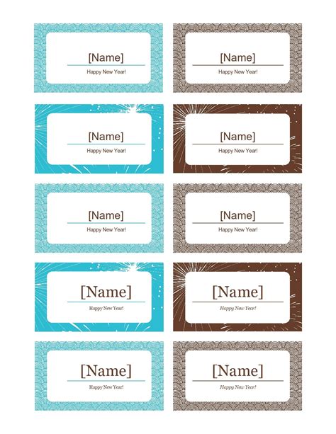 Printable place cards inspiration