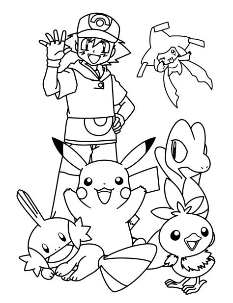 Printable Pokémon coloring pages for kids