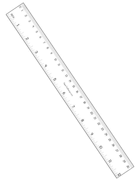 Description of Printable Ruler with Centimeters