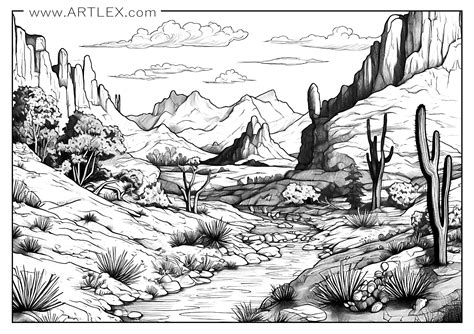 Printable Scenery Historical Landscape