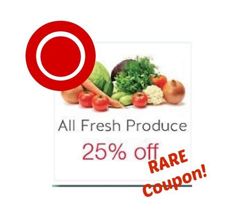 Printable Target Coupons for Fresh Produce