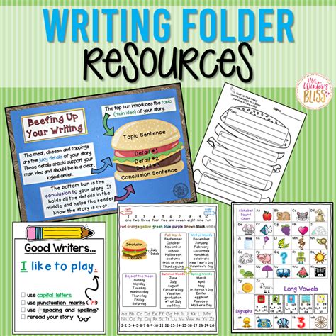 Printable writing resources