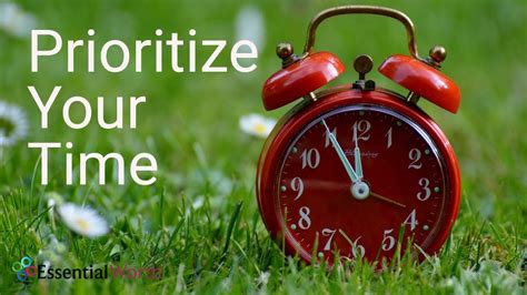 Prioritize Your Time