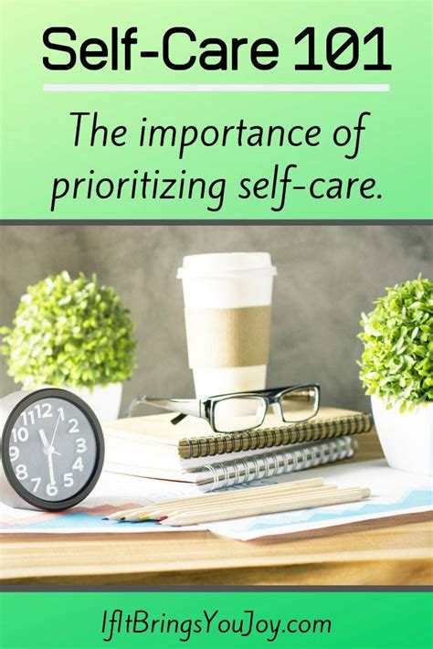 Prioritizing self-care