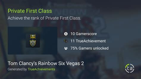 Private First Class achievement