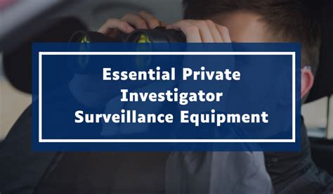 Private investigator conducting surveillance