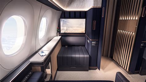 Private jet cabin