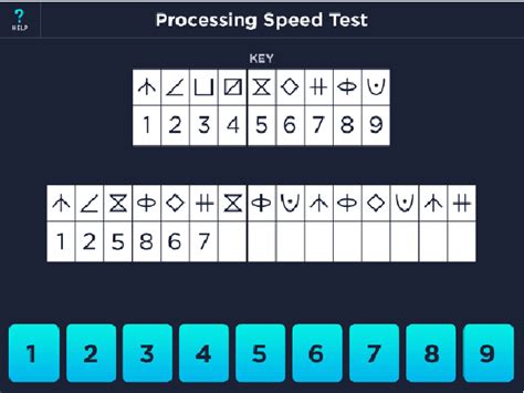 Processing Speed Test Questions