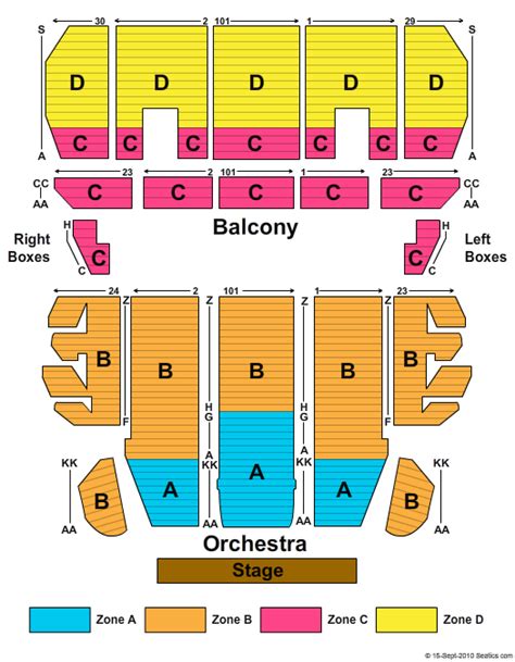 Proctors Theater Seating Chart