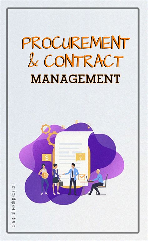 Procurement and contract management